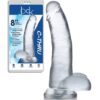 Consolador Transparente Jock C-Thru 8