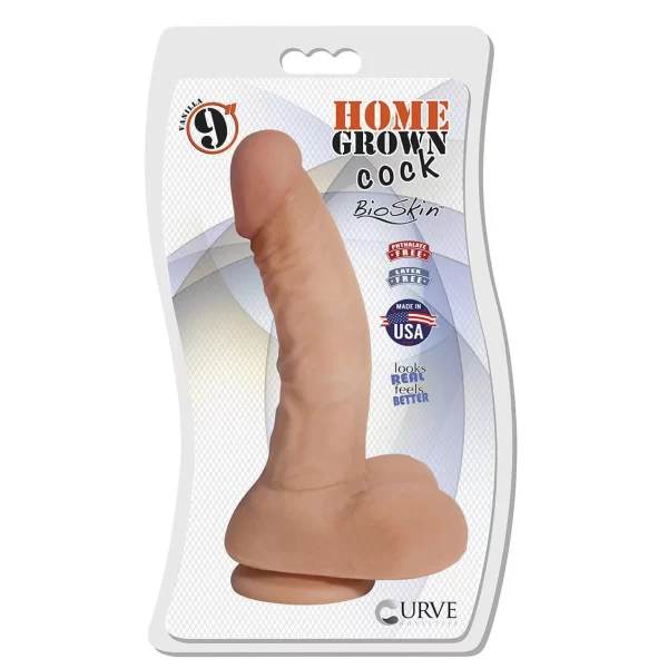 Dildo Realista Home Grown Cock 9" Vanilla (23cm)