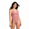 Body de encaje rosa 2212 1
