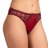 Tanga Bliss Wine Lace 2401 1