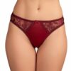 Tanga Bliss Wine Lace 2401 3